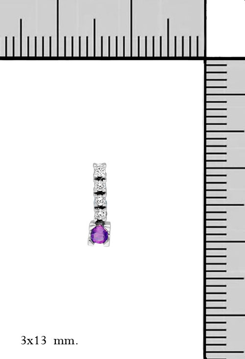 Pendientes oro blanco 18K diamantes y amatistas 037_TB9732 pendientes_largos_oro_blanco_18_kilates_con_diamantes_y_amatistas_foto_medidas_037_tb9732_M