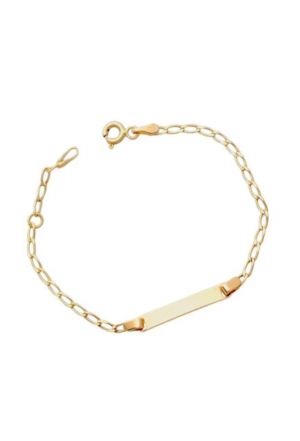 pulsera de oro amarillo 18 ktes para bebe tipo esclava a precio muy barato foto cenita 243_034-07894_01