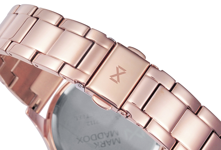 Reloj Mark Maddox colección Marais en acero chapado color oro rosa MM7112-97-2