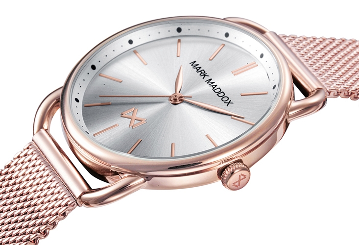Reloj Mark Maddox colección Midtown en acero chapado color oro rosa MM7117-07 Reloj Mark Maddox colección Midtown en acero chapado color oro rosa MM7117-07-1
