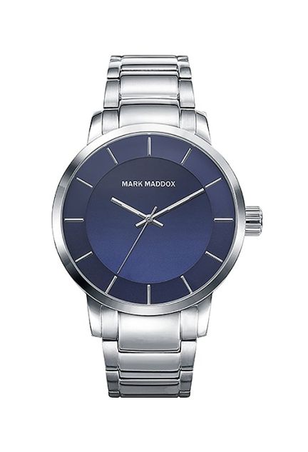 Reloj Mark Maddox hombre acero dial azul HM7013-37