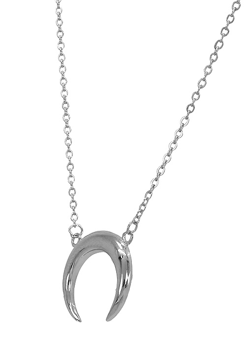 Gargantilla de plata motivo luna 280_2030813 gargantilla de plata motivo luna vista lateral 280_2030813_01