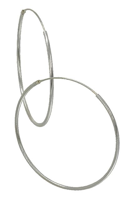 criollas de plata chanela de 1 mm diametro 40 mm. precio muy barato 299_1MM-40