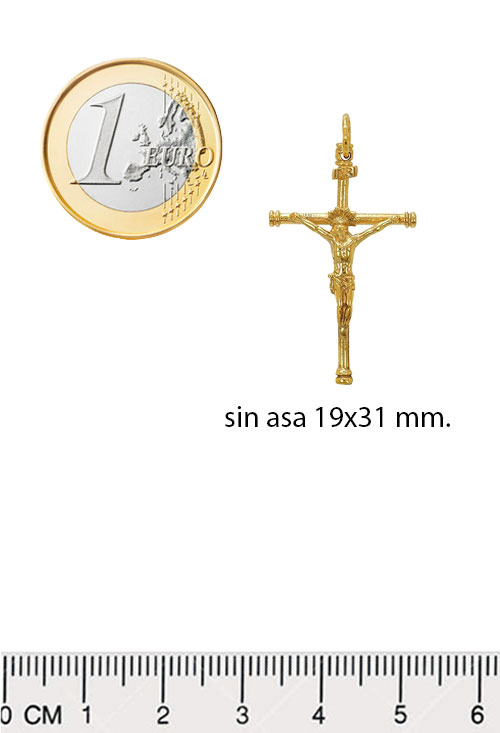Crucifijo oro amarillo 9K 045_9K23101-12 crucifijo oro amarillo 9 kilates vista medidas precio barato 045_9K23101-12_01