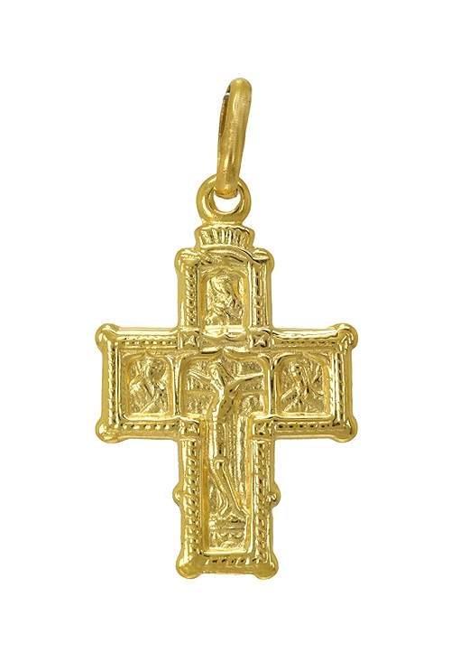 La simbología de las cruces: Joyas personalizadas en plata y oro Cruz bizantina oro 9 ktes 045_9K23004-20