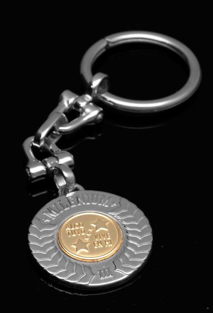 llavero plata y oro dia del padre foto frontal 175_LL-07