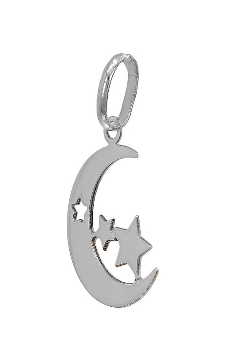 Colgante oro blanco 18K luna y estrellas 045_24B8400242 Colgante oro blanco 18K luna y estrellas 045_24B8400242-77354