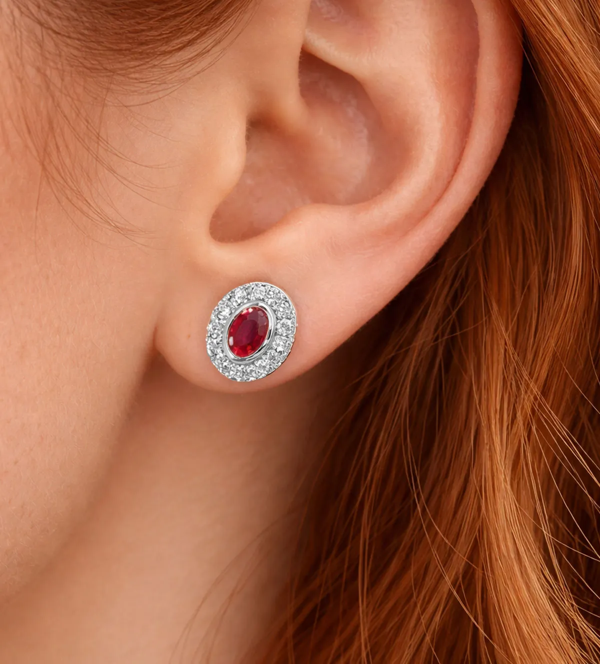 Pendientes de oro con diamantes y rubíes 020_TB9913 pendientes de oro blanco con rubi y brillantes 020_TB9913_10