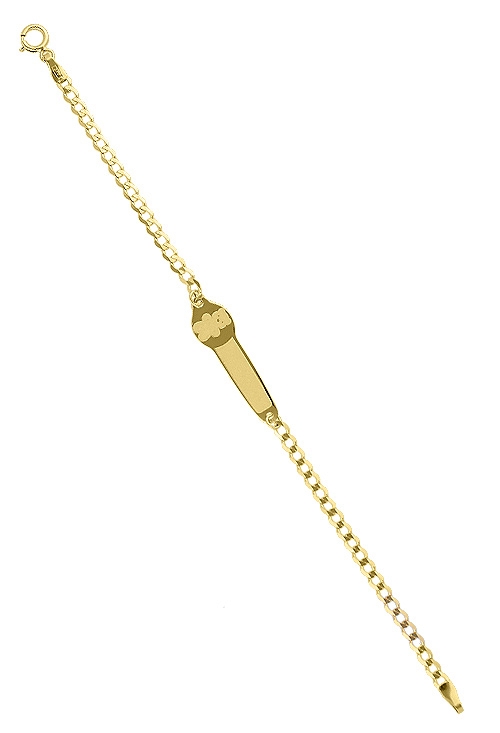 pulsera oro amarillo 9 ktes para bebe chapa con osito precio barato vista extendida 045_9K48306522_02