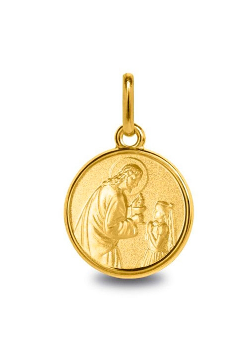 Medalla Comunión en oro 18K 045_1260470-14