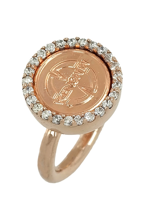 anillo de plata chapada IP rosa con orla circonitas marca mimoneda precio muy barato vista lateral 039_RIN-DOL-LU-03-50_01