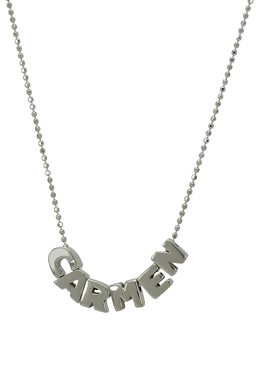 Gargantilla plata rodinada motivo inicial o nombre 266_026424-1-1-D gargantilla de plata nombre con iniciales 266_026499-1-1-6