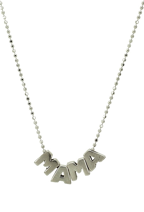 Gargantilla plata rodinada motivo inicial o nombre 266_026424-1-1-D gargantilla de plata palabra mama 266_026499-1-1-40