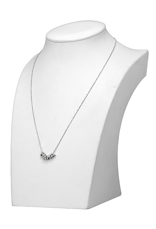 Gargantilla plata rodinada motivo inicial o nombre 266_026424-1-1-D Gargantilla plata rodinada motivo inicial o nombre 266_026424-1-1-D-80524