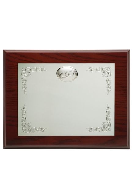 Placa de aniversario en plata 135_P-1135 (Regalo)