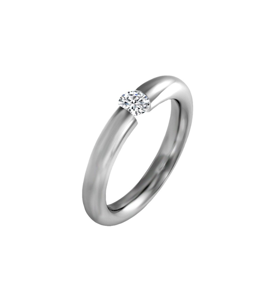 anillo compromiso platino y diamante engaste tensión foto oblicua 038_LO020-19AM_04
