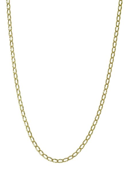 cadena cuello oro amarillo 9 kilates eslabones barbados abiertos 60 cm de largo foto frontal 296_9K34-8000-60