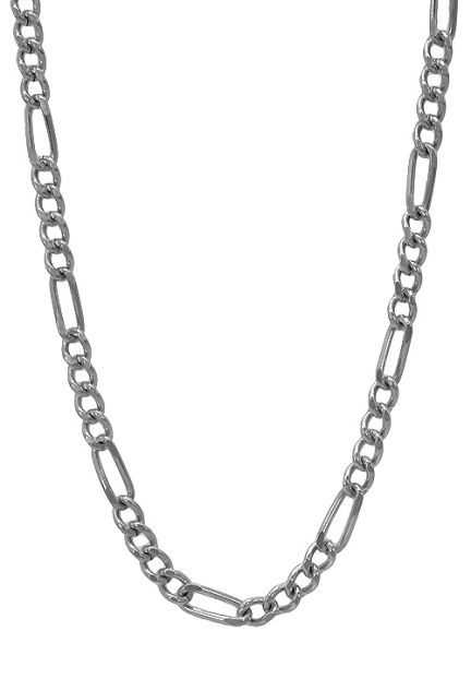 cadena plata eslabones programados 4x1 vista frontal 037_CP-14878