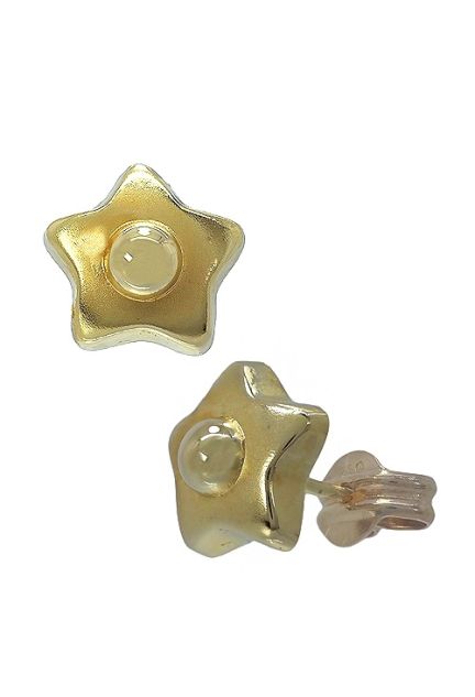 Pendientes oro amarillo 18K estrella 038_LO008-19MY12 (Pendientes) vista lateral