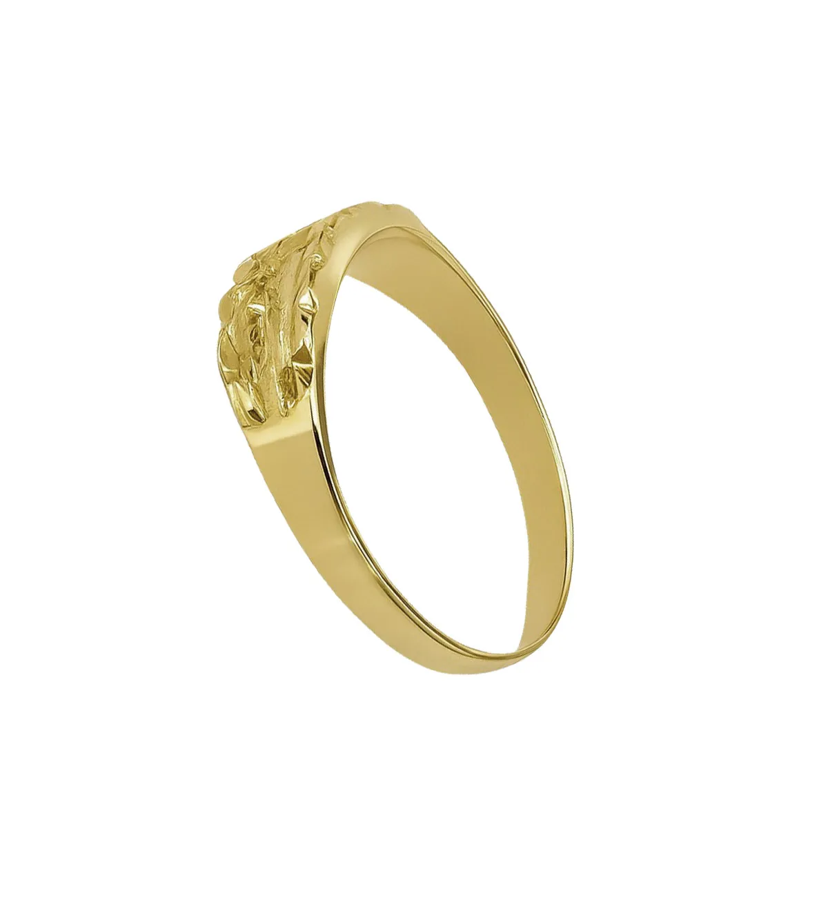 Anillo de oro 18K para bebé 083_095 anillo de oro para bebe 083_095 toma lateral