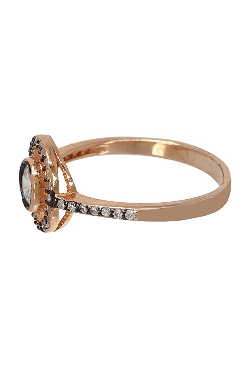 anillo de plata chapada en rosa con circonitas vista tumbada 295_PANE55066_02