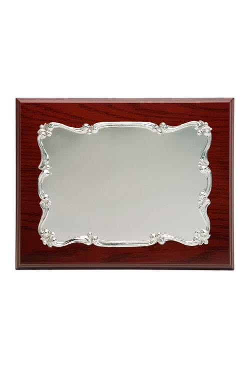 Placas homenaje personalizadas: 5 razones irresistibles para elegir el detalle perfecto Placa bilaminada plata para homenaje 135_P2028-1B