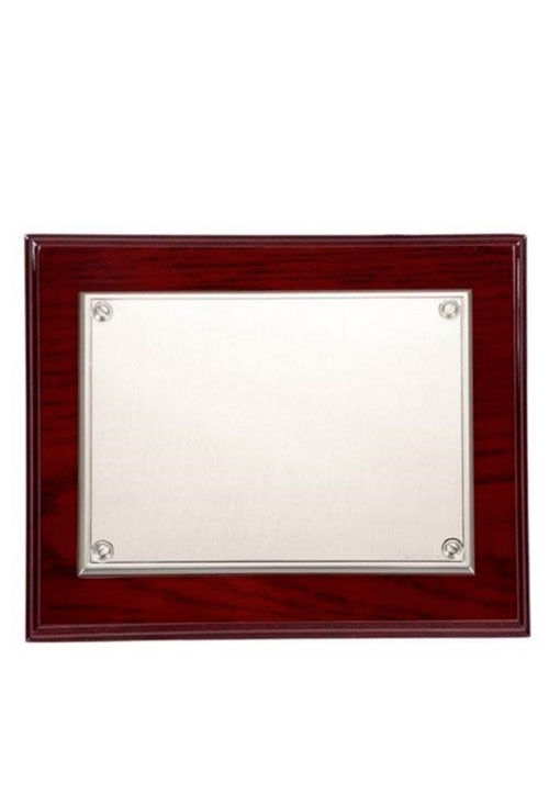 Placas homenaje personalizadas: 5 razones irresistibles para elegir el detalle perfecto Placa de homenaje plata 135_P-2002-2P