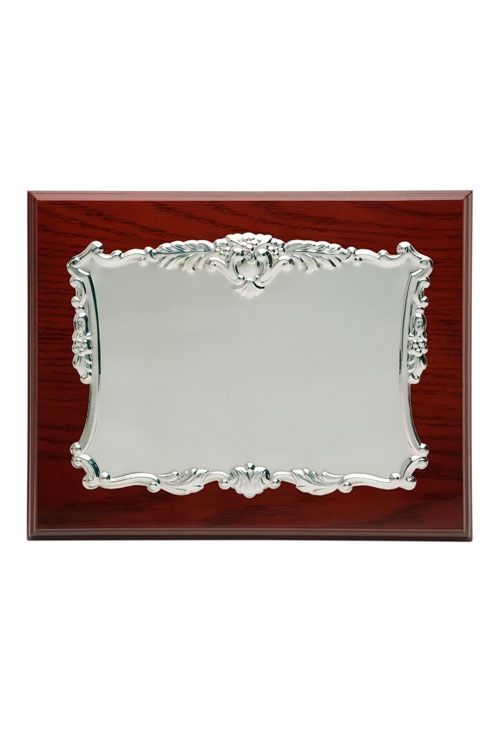 Placa de homenaje en plata 135_P-2022-1P placa de homenaje plata de ley motivos isabeelinos 135_P-1145