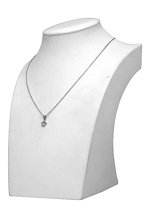 conjunto gargantilla y pendientes plata de ley motivo estrella de 5 puntas vista gargantilla en expositor 280_2022488_02