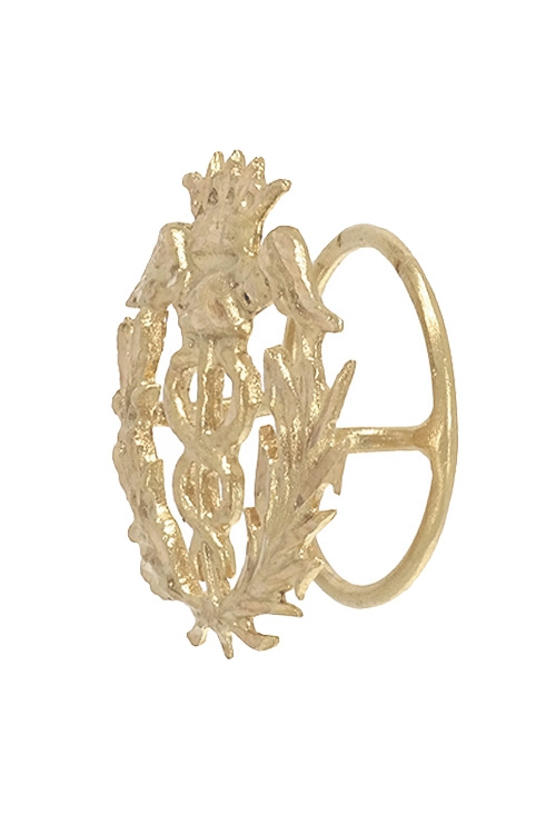 insignia de oro agente comercial precio muy barato en nuestra joyeria online foto frontal 085_4268-COM