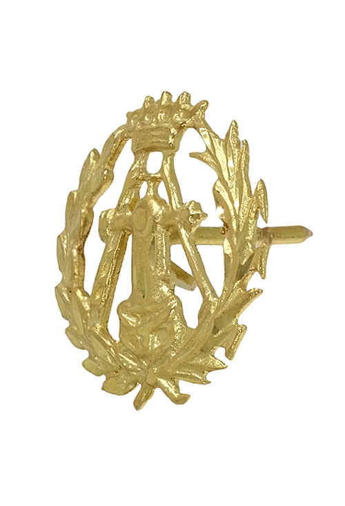 insignia de oro 18 ktes topografia vista de perfil precio barato joyería online 085_4268-TOP_01