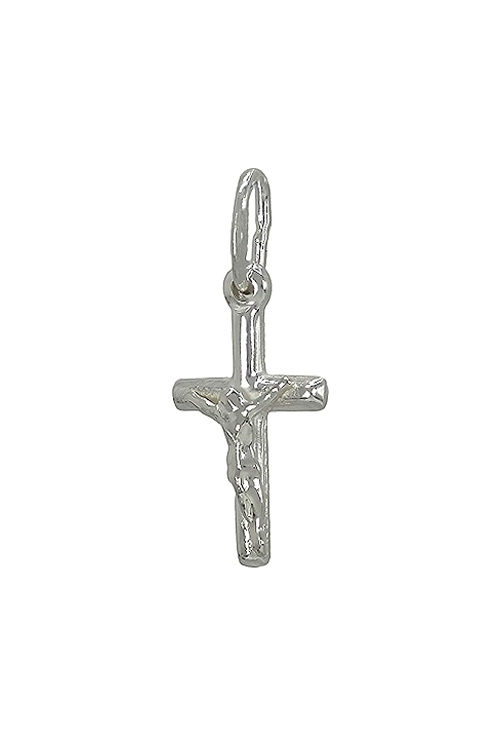 crucifijo de plata pequeño tamaño precio especial muy barato para venta en joyeria online 240_CI-0_01