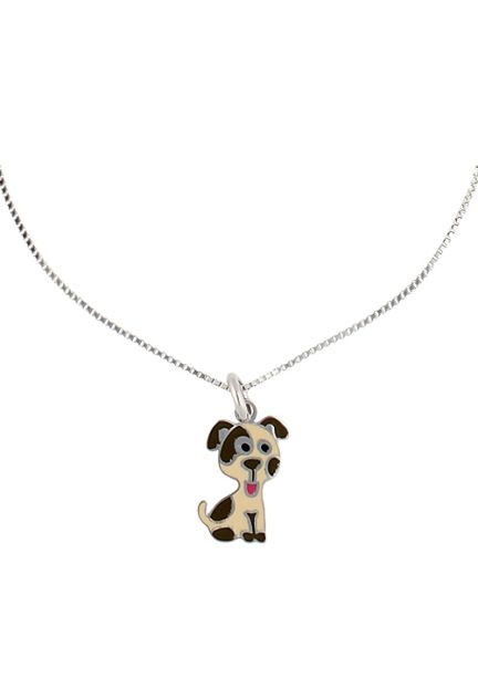 gargantilla para nina motivo perro dalmata vista detalle 240_CL-DALM-R_01