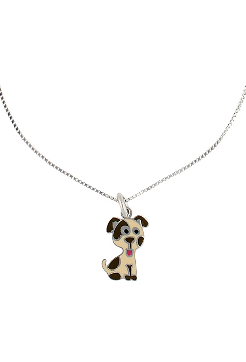 gargantilla para nina motivo perro dalmata vista detalle 240_CL-DALM-R_01