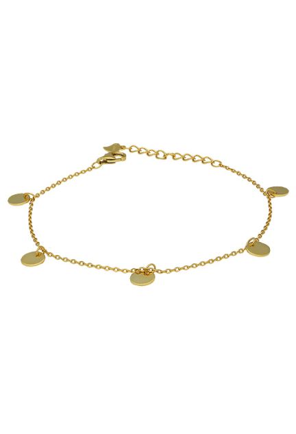 pulsera de plata chapada fetiches en forma de disco foto lateral precio barato joyeria online 280_2040738-Y_01