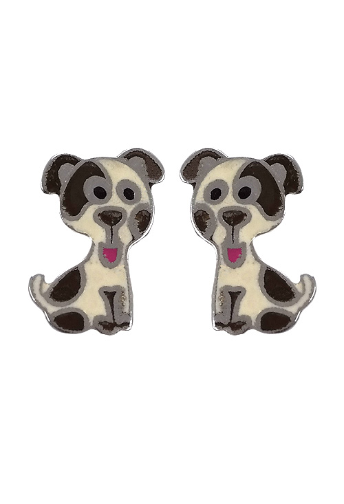 pendientes de plata 101 dalmatas foto frontal 240_PPL-DALM-R