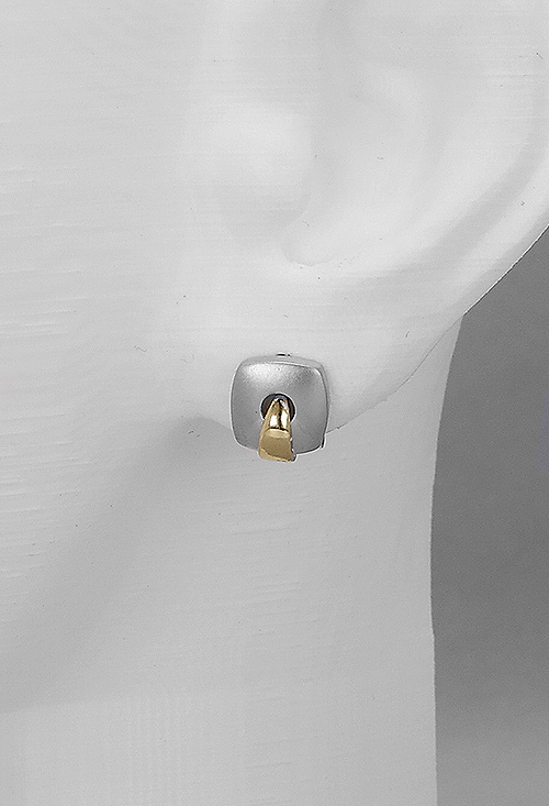 pendientes oro bicolor 18 kilates precio muy barato joyeria online foto maniqui 038_LO-030-19AM02_02