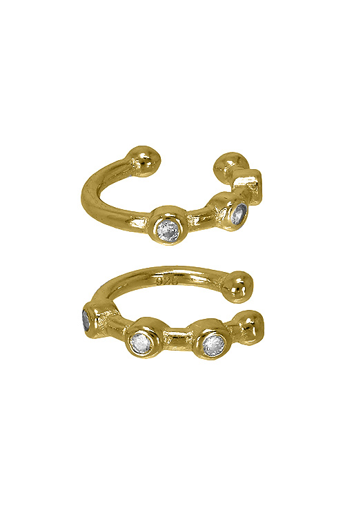 Piercing de helix de oreja chapado en oro en nuestra joyeria online