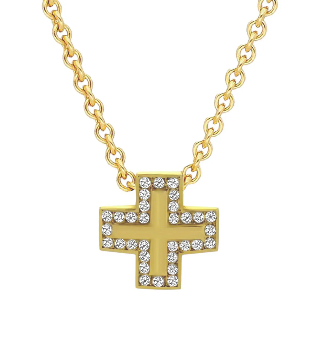 Gargantilla de oro y diamantes cruz 038_LO-009-20MY01 gargantilla-de-oro-cruz-con-brillantes-038_LO-009-20MY01