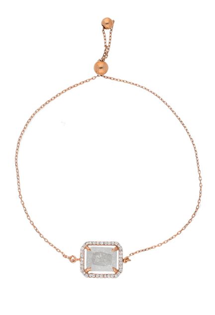 pulsera de plata chapada con motivo central cuarzo y circonitas precio muy barato por debajo de su costo ocasion outlet joyeria foto principal 256_005-PR-B