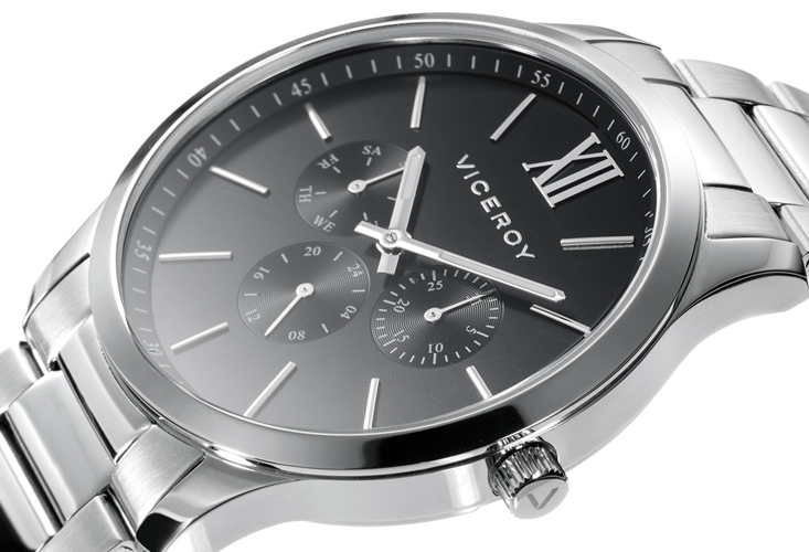 Esfera reloj Viceroy Magnun multifunción para hombre en acero 401187-53