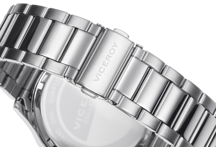 Correa reloj Viceroy Magnun multifunción para hombre en acero 401187-53