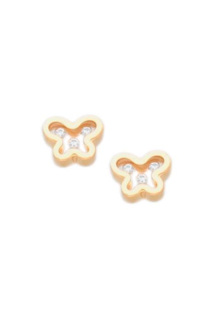 pendientes oro amarillo 18k mariposas con circonitas vista frontal 030_3570
