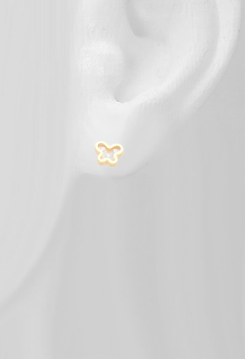 pendientes oro amarillo 18k mariposas con circonitas vista maniqui oreja 030_3570_02