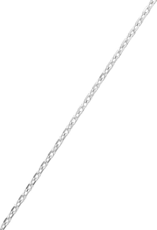 Cadena oro blanco 18 kilates forzado fino CADENA39-42B cadena oro blanco 18 kilates fina ideal para pequeños colgantes precio barato joyas online foto detalle