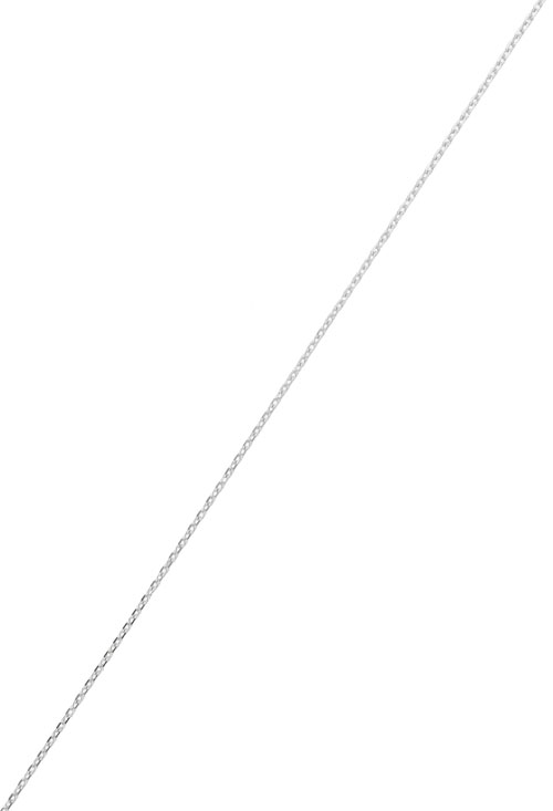 Cadena oro blanco 18 kilates forzado fino CADENA39-42B cadena oro amarillo eslabones finos precio barato joyas online adaptable a dos largos 39 y 42 cm vista extendida