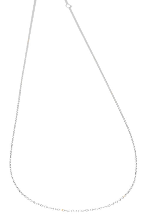 Cadena oro blanco 18 kilates forzado fino CADENA39-42B cadena oro blanco 18 kilates fina ideal para pequeños colgantes precio barato joyas online foto completa