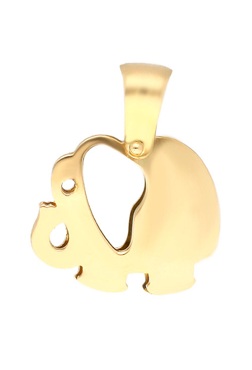 Colgante oro 18 ktes elefante 038_LO-007-20MY03 colgante oro amarillo 18 kilates forma de elefante foto principal precio barato en joyeria online
