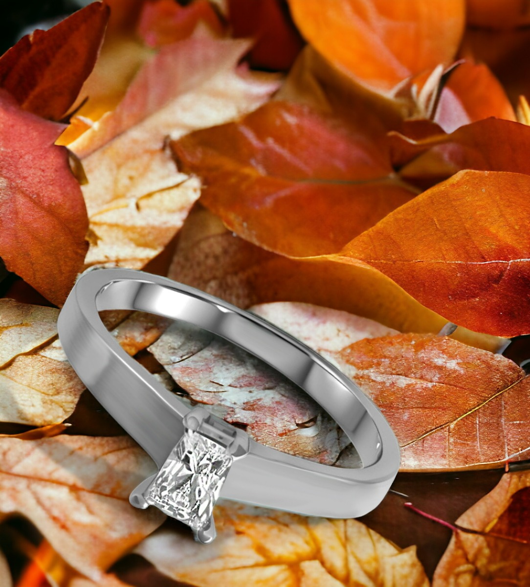 anillo de compromiso oro blanco 18 kilates con diamante talla trapecio vista redes sociales 083_SB10984_02