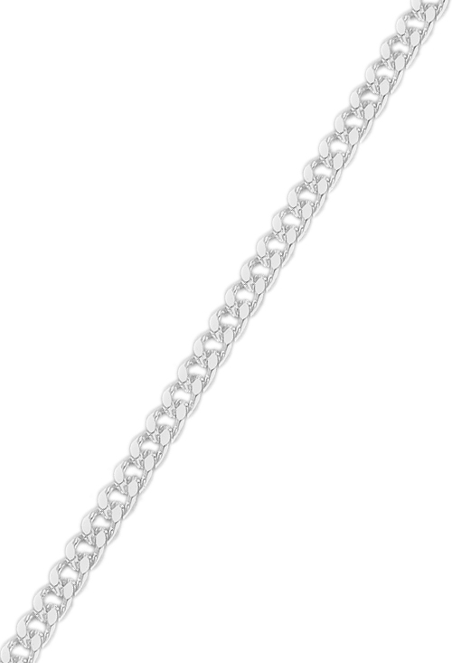 cadena de plata eslabones barbados 50 centimetros de largo vista detalle 126__BNL70-50